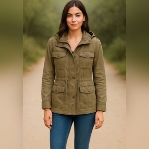 Khaki Women's Utility Jacket